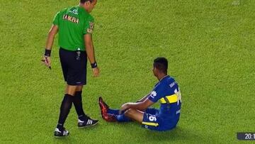 Wilmar Barrios se lesiona en el Independiente vs Boca