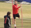 Godín se entrena con normalidad y apunta a la Europa League