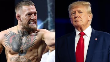 The Irishman took on social media in another of his multiple beefs but attacked former US president Donald Trump this time.