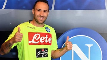 David Ospina cumpliò su primer entrenamiento con el Napoli después de ser convocado en el partido del equipo de Ancelotti ante la Lazio en la Serie A