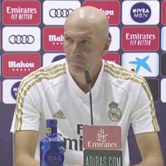 Zidane sobre el caso James: "No quiero hablar más de eso"