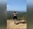 El entrenamiento en la montaña de Sharapova se hace viral