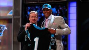 Cam Newton fue elegido número 1 en el draft de 2011.