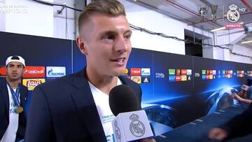 Kroos en castellano perfecto explica porqué ganó el Real