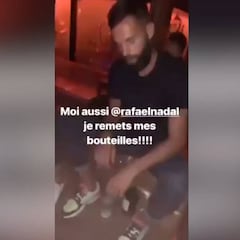Contra Nadal vale todo: tras Kyrgios... Paire se pone a imitarle de fiesta y con botellas de ron