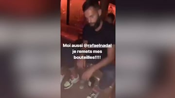 Contra Nadal vale todo: tras Kyrgios... Paire se pone a imitarle de fiesta y con botellas de ron