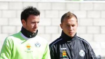 Abraham, junto a Manu.