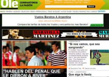 Portadas de la prensa extranjera