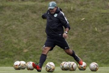 Atlético Nacional se entrena en Guarne antes de enfrentar al Deportes Tolima por la Liga Águila.