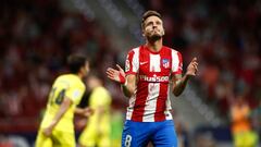 Sa&uacute;l, ante el Villarreal.