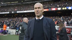 Zidane antes de un Cl&aacute;sico ante el Barcelona