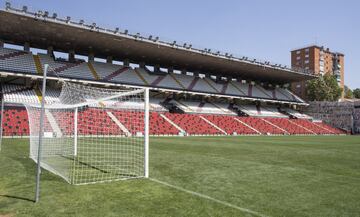 Las obras del Estadio de Vallecas en imágenes