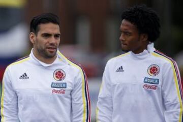 La Selección Colombia se prepara en Bogotá para la Copa América.