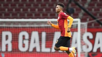 Gedson Fernandes, con el Galatasaray.