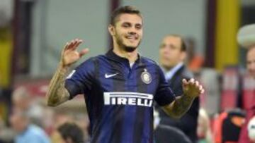 Icardi con el Inter de Milán.
