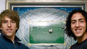 <b>A POR ALEMANIA. </b>Camacho y Parejo formarán el eje de España en su debut ante Alemania en el Europeo Sub-19.