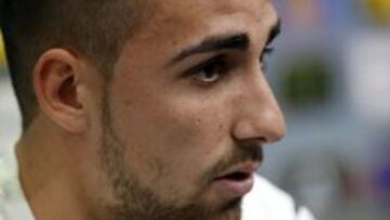 Paco Alcácer en rueda de prensa