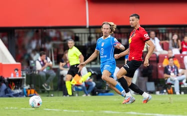 El gol nace de un pase en profundidad que caza Llorente en tres cuartos. Este dispara cruzado, Leo Román repele con otro paradón pero no puede hacer nada en el tiro de Gallagher. Llegaba solo desde segunda línea y la manda a guardar por el palo derecho. 