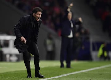 Playing chess | Atletico Madrid's Argentinian coach Diego Simeone with Sporting CP manager Jorge Jesús at the Wanda Metropolitano Stadium.