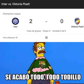 Los memes de las eliminaciones del Barça y Atleti en Champions