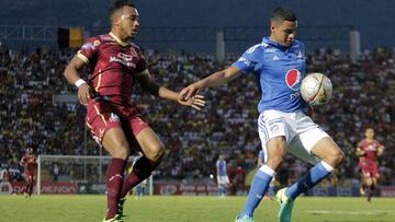 Tolima recupera el liderato con victoria ante Millonarios