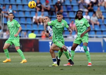 Dani Raba, en el 0-0 entre el Tenerife y el Leganés. 