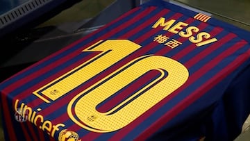 Barça celebrate Chinese New Year with players' shirt names in Mandarin