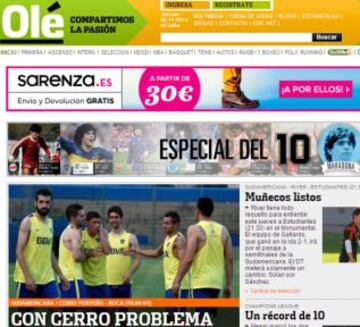 Portadas de la prensa extranjera