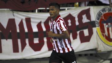Gutiérrez fue expulsado en el partido de vuelta de los octavos de final de la Copa Sudamericana ante Unión La Calera.