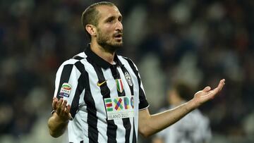 El defensor italiano fue titular en los dos encuentros de la Vecchia Signora frente al Real Madrid durante los cuartos de final. Chiellini no fue capaz de marcar diferencia en el juego aéreo y fue un espectador en la chilena de Cristiano Ronaldo.