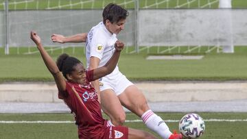 03/03/21 PARTIDO FUTBOL FEMENINO PRIMERA DIVISION IBERDROLA
REAL MADRID - EDF LOGROÑO
22 DANIELA CARACAS 17 MARTA CORREDERA