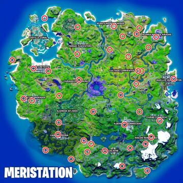 Ubicaciones de los teléfonos públicos en la Temporada 8 de Fortnite