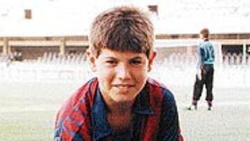 <b>CON EL BARÇA</B>. Luque entró en el Barcelona de alevín y lo abandonó en el primer año de juvenil. Ya desde pequeño, apuntaba muy buenas maneras, según dicen sus entrenadores.