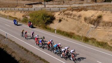 Corredores escapados en la etapa 5.