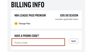 Cómo activar con AS tu código del 20% de descuento al suscribirte a la NBA League Pass