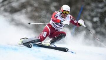 El noruego Kjetil Jansrud, durante la competición.
