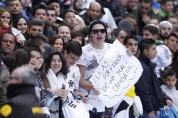 Gran ambiente durante la presentación.