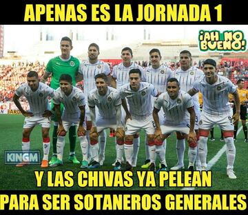 Los memes de la derrota de Chivas ante Xolos de Tijuana