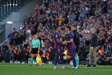 Gavi ha vuelto a jugar 204 días después de su lesión en agosto. 

