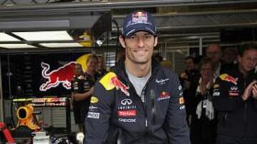 <b>FELIZ. </b>Mark Webber tuvo un gran regalo en su 35º cumpleaños.