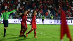 América superó 4-2 al Bogotá FC luego de estar dos goles abajo en el marcador, llegó a 41 puntos y se ubicó en la segunda posición del Torneo Águila.