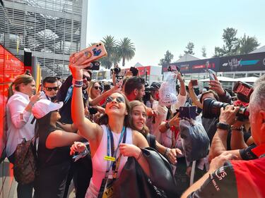 Checo Pérez pide respetar el espacio de los pilotos en el paddock del GP de México