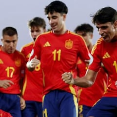 Izan Merino, el motor que mueve a la Sub 19