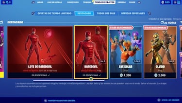 Fortnite: skin Daredevil ya disponible; precio y contenidos