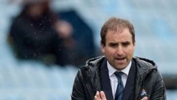 Jagoba Arrasate, entrenador de la Real Sociedad.