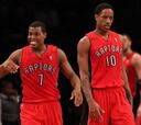 DeRozan y Lowry sacan tajada del colapso de los Nets