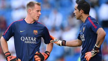 Ter Stegen desclasifica detalles de su lucha con Claudio Bravo