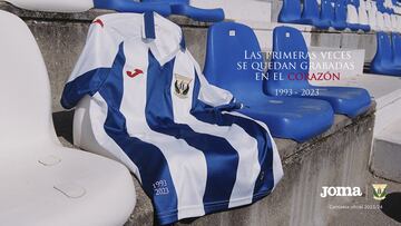 El Leganés resucita como primera camiseta la del ascenso en 1993