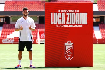 Luca Zidane el día de su presentación.