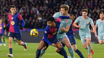 El momento entre futbolistas del Barcelona y Atletico que enojaría al Real Madrid